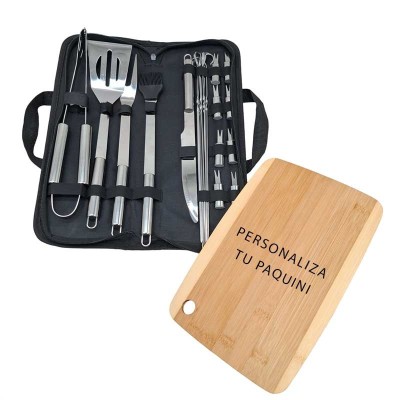 Paquini Kit Parrillada con Tabla